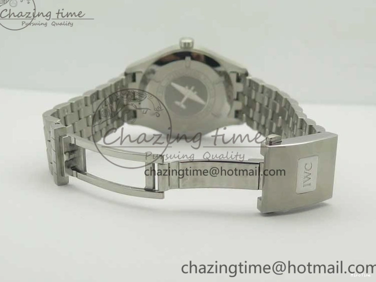 MIROTIME 0210 ZeroBulk Mark XVIII IW327002 MKS 1:1 Best Edition White Dial On SS Bracelet MIYOTA 9015 V 7209